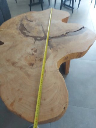 Mesa de centro de madera rústica