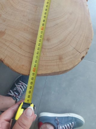 Mesa de centro de madera rústica