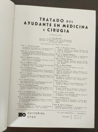 Libro Tratado del Ayudante en Medicina y Cirugía