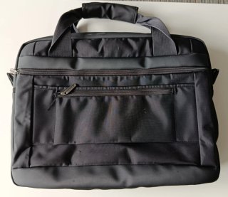 Maletín Delsey Negro/Gris para portátil.