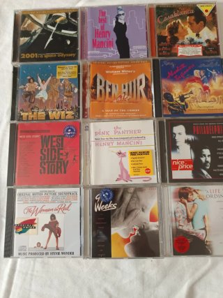 12 CDs Varios Música Películas