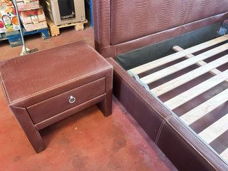 Dormitorio completo: cama, mesita y cómoda de 150