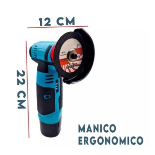 Smerigliatrice angolare flex 2 batterie