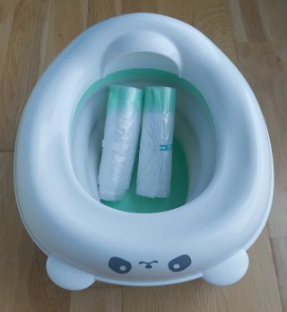 Orinal Plegable, portátil, reductor WC, 3 en 1