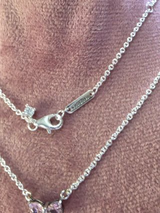 Conjunto Pandora lazo Rosa y Plata