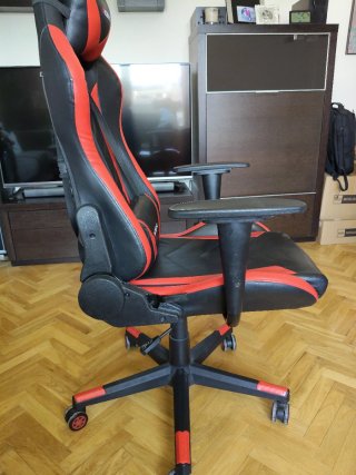 Silla Gaming Racer X Negra y Roja
