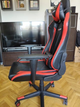 Silla Gaming Racer X Negra y Roja