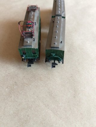 Locomotora y vagon