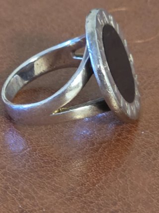 Anillo Bulgari Plata Ley Negra