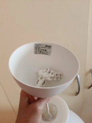 Lámpara de techo Ikea blanca