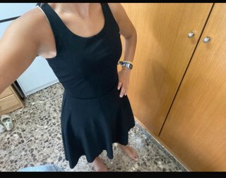 Vestido negro verano mujer