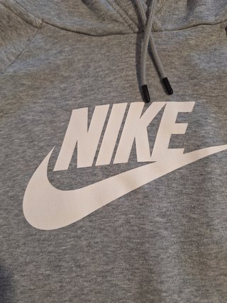 Sudadera Nike Gris Capucha Mujer Talla S