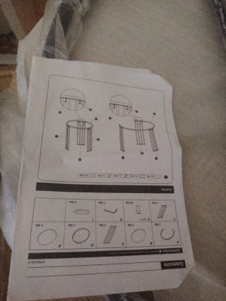 Tavoli ausiliari in metallo e legno