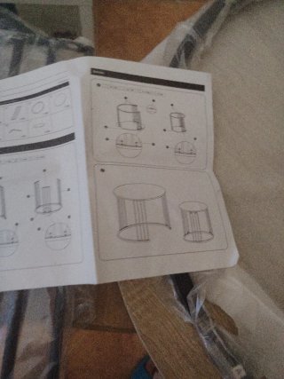 Tavoli ausiliari in metallo e legno