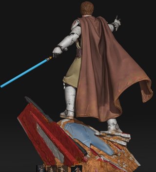 Figura Resina Star Wars Obi Wan Kenobi