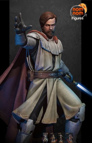 Figura Resina Star Wars Obi Wan Kenobi