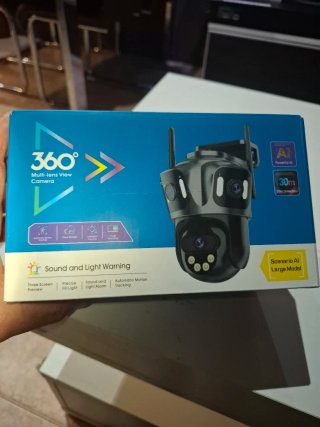 Cámara 360° Multi-lente con IA