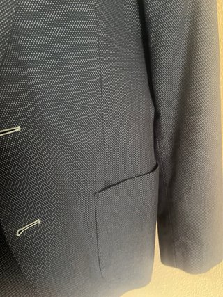 Americana El Ganso Talla 48 Azul Usada 1 Vez