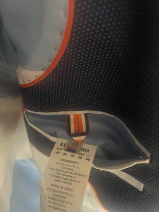 Americana El Ganso Talla 48 Azul Usada 1 Vez