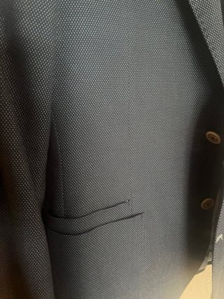 Americana El Ganso Talla 48 Azul Usada 1 Vez