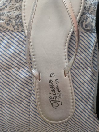 Sandalias Bisue Bonbon plateadas mujer talla 37