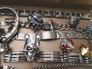 Lote Acero Pulseras y Anillos