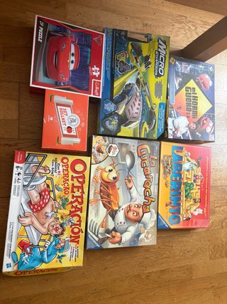 Lote de 6 juegos de mesa infantiles