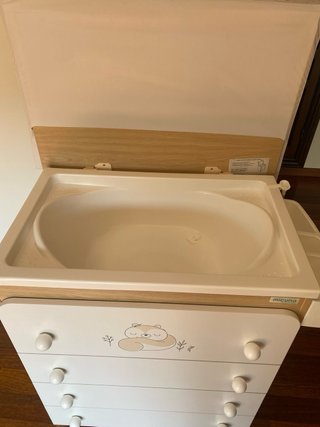 Cambiador bañera mueble Micuna bebé