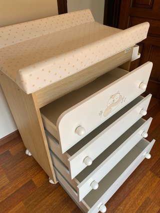 Cambiador bañera mueble Micuna bebé