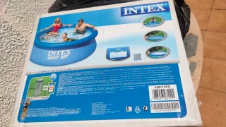 Piscina 244cm + Accesorios(filtro, suelo y  tapa)