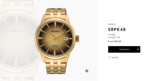 Reloj Seiko Presage Cocktail Nuevo