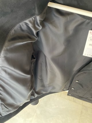 Cazadora Zara Negra Talla M