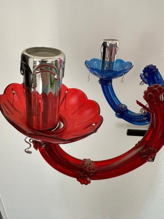 Lámpara araña infantil multicolor