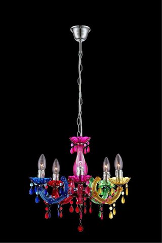 Lámpara araña infantil multicolor