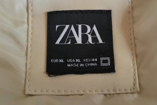 Chaqueta cazadora Zara Man Beige Talla XL