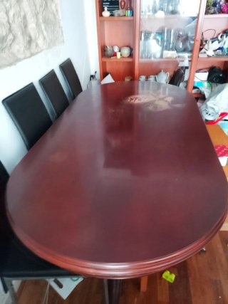Mesa de comedor extensible madera maciza