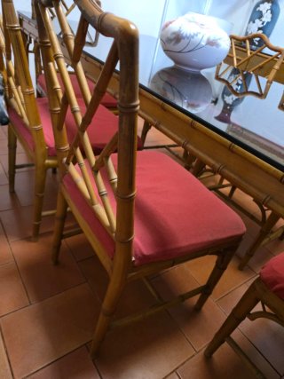 Lote 6 sillas chippendale para restaurar