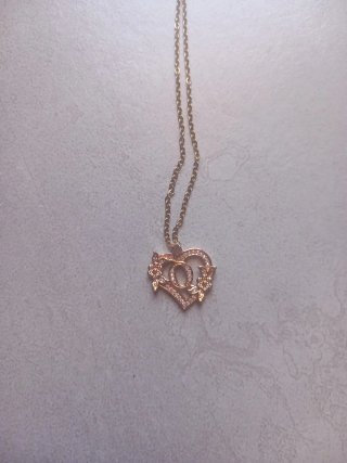 Collana con ciondolo a cuore