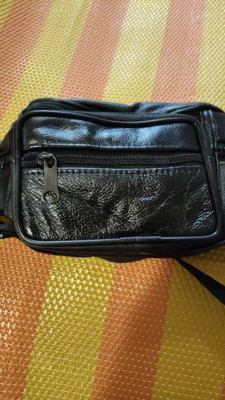 Marsupio vera pelle, cintura regolabile