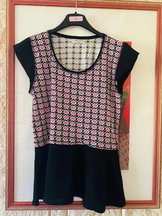 Maglia donna VIRIATO fantasia fiori S