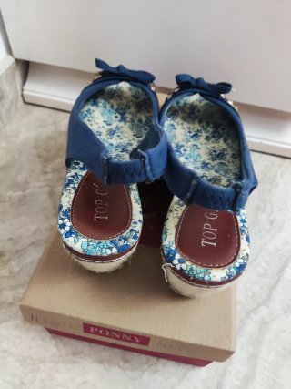 Zapatos Esparteñas de verano. Azul Marino. T. 39