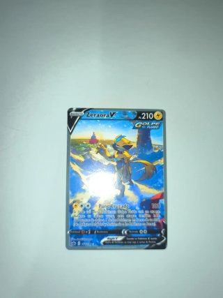 Carta Pokémon Zeraora V 210 HP