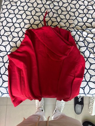 Sudadera GAP Roja con Capucha Talla M