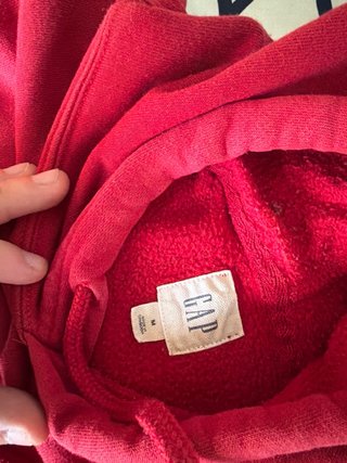 Sudadera GAP Roja con Capucha Talla M