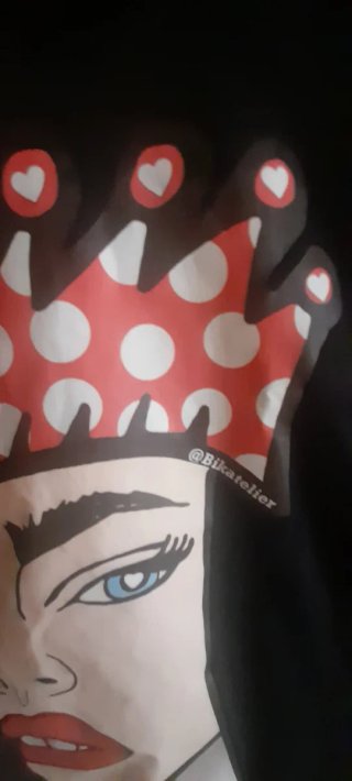 Vestido Bikatelier Negro con Estampado
