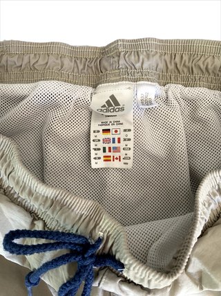 Adidas Vintage Bañador Beige Azul Marino M