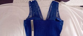 Vestido fiesta largo azul