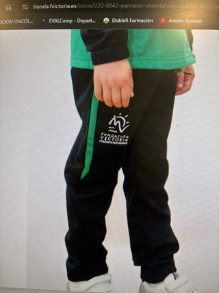 Pantalón chándal Fundación Victoria