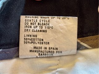 Pantalón Chino Barbour Azul Marino Talla 46