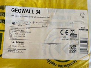 Aislamiento Isover Geowall 34
